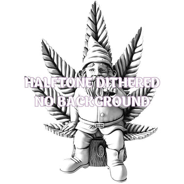 CANNABIS GNOME 3d illusion & laser - ready file 3DWave.us